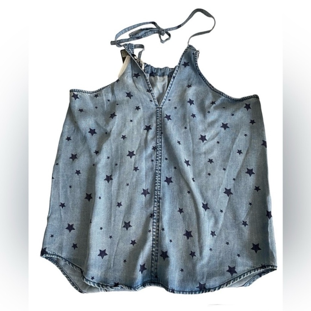 Velvet Heart Cecelia Star-Print Halter Top size small